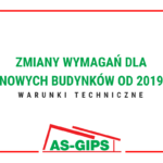 zmiany wymagań dla nowych budynków od 2019r. warunki techniczne