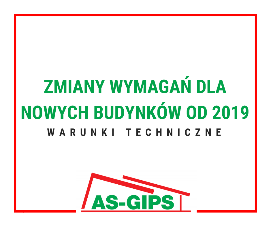 zmiany wymagań dla nowych budynków od 2019r. warunki techniczne